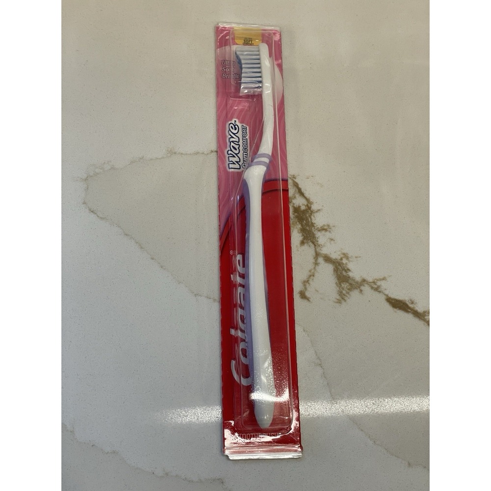 Colgate Wave Gum Comfort Toothbrush‎ Ultra Soft Ergonomic Adult Old Stock New